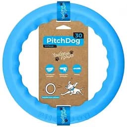 Кільце для апортування PitchDog 30, 28 см, блакитний (62382)