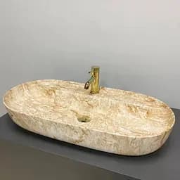 Умивальник VBI Terni M travertine накладний VBI-011804