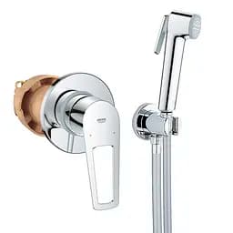 Набір гігієнічного душу прихованого монтажу Grohe QuickFix BauLoop New UA202406QF, Хром