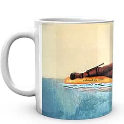 Кружка GeekLand Дедпул Deadpool Лежит на надувной лодке CP.04.406 330 мл белая