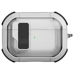 Футляр противоударный Locking Button для наушников Airpods Pro 2 / Pro White