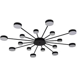 Світильник стельовий Miorro LED Foresta з пультом ДУ 102W 2700-6000К чорний (51-313-005) - мініатюра 4