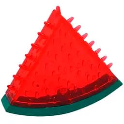 Игрушка для собак Арбуз охлаждающая с пищалкой красная 10 х 9 см