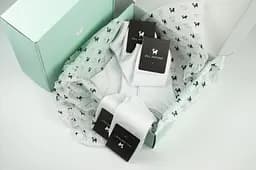 Набір шкарпеток у коробці однотонні чоловічі безшовні якісні ORGANIC cotton 15, 44-45, Білий - мініатюра 3