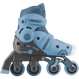 Роликові ковзани Globber Learning Skates 2 в 1 р.26-29 сіро-сині (780-200) - мініатюра 4
