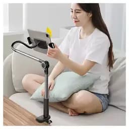 Тримач настільний для ґаджетів Baseus Otaku Life Rotary Adjustment Lazy Holder Pro for Phone Ipad LUZQ000013 Grey - мініатюра 5