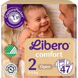Подгузники Libero Comfort 2 (3-6 кг) 47 шт.