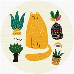 Картина по номерам Brushme Оранжевая стена (Размер M) 30x30 см