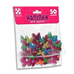 Детский набор мягких наклеек "Бабочки" Vladi Toys VT4206-56, 50 наклеек
