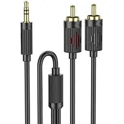 Кабель rca 3.5 мм Hoco UPA28 перехідник адаптер