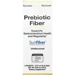 Пребіотична клітковина California Gold Nutrition Prebiotic Fiber Unflavored 3 шт. 