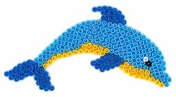 Термомозаїка Hama Набір полів дельфін, дракон, морський коник, жабеня - мініатюра 3