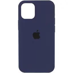 Чохол Silicone Case Full Protective (AA) для Apple iPhone 15 Pro Max (6.7) Темно-синій / Midnight blue