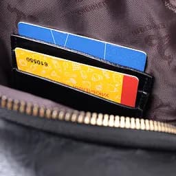 Сумка невеликого розміру з однією лямкою через плече з гладкої екошкіри Vintage 22770 чорна - мініатюра 8
