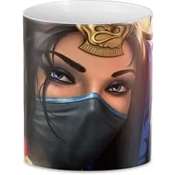 Кухоль GeekLand Mortal Kombat Мортал Комбат китану MK.02.34 330 мл білий