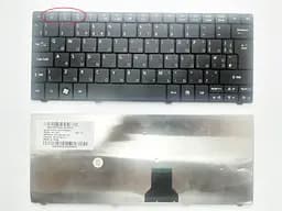 Клавіатура для ноутбуків Acer Aspire One 751, 751h, 752, 753, TimeLine 1410, 1810, Ferrari One чорна
