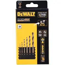 Кассета со сверлами по металлу DeWalt Black&Gold диаметр 2, 3, 4, 5, 6, 8 мм 7 шт. (DT70828)