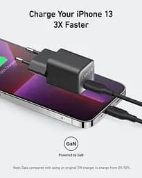Мережевий зарядний пристрій PowerPort 511 Nano III - 30W USB-C White Anker teh0022016 - мініатюра 3