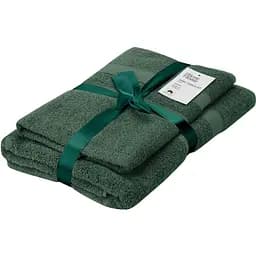 Набір рушників махрових Ardesto Splendid 50х90 см 70х140 см 2 шт. 100% бавовна зелений (ART2359GE) 