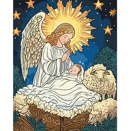 Картина за номерами Art Craft Ніч народження 40х50 см (15577-AC)