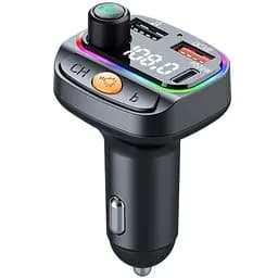 АЗП FM модулятор WIWU QC031 MP3 Car PD20W+QC3.0 2USB-A/1C Black