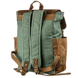 Рюкзак з боковими кишенями canvas 20112 Vintage світло-сірий - мініатюра 2