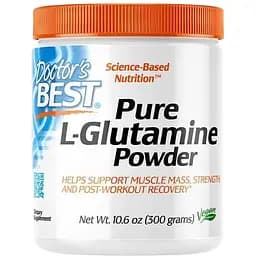 Аминокислота Doctor's Best Pure L-Glutamine Powder 300 г