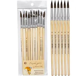 Кисть художественная "Белка №6" 89600, 1 шт