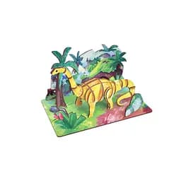 Деревянный пазл 3D "Diplodocus" 68043W 35 деталей