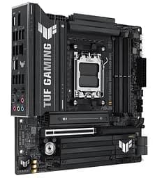 Материнська плата AM5 Asus TUF GAMING B850M-PLUS WIFI, B850, 4xDDR5, Int.Video (CPU), 4xSATA3, 3xM.2, 1xPCI-E 5.0 x16, 1xPCI-E 4.0 x1, ALC1220P, Realtek 2.5Gb, WiFi 6E, Bluetooth 5.3, 10xUSB 3.2 / 6xUSB 2.0, HDMI/DP, MicroATX - мініатюра 3
