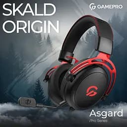 Ігрові навушники GamePro Asgard Skald Origin HS850BR Black/Red [150894] - мініатюра 8