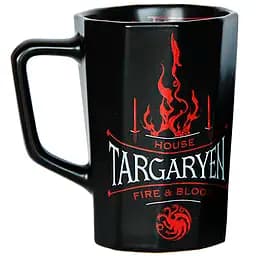 Чашка Warner Bros Frappe Game of Thrones. House Targaryen порцелянова чорна 370 мл (75001740)