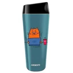 Термокружка Ardesto Coffee Time Red Cat AR-2645-CG синий 450 мл  