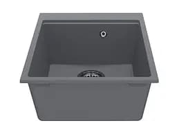 Кухонна мийка Miraggio LAGOON 420 gray (0002218) Граніт, Під стільницю/Врізна, Сірий - мініатюра 4