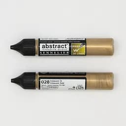 Лінер акриловий Sennelier Abstract, 3D, 27 мл, Переливчасте золото (Iridescent Gold)