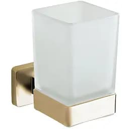 Склянка для зубних щіток VBI Mars brushed gold VBI-040104BG золотий