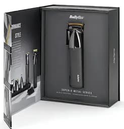 Машинка для стриження BaByliss Super-X Metal Series, акум., насадок-12, сталь з графітовим покриттям, чорно-сріблястий - мініатюра 8
