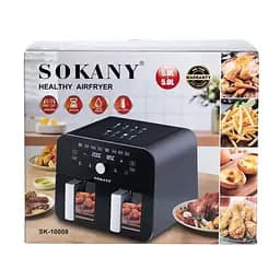 Аерофритюрниця безмасляна Sokany SK10008 10л електрична з механічно-сенсорним керуванням 2400Вт - мініатюра 8