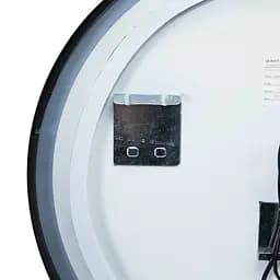 Дзеркало Qtap Robin R600 Black з LED-підсвічуванням QT13786502B, Чорний - мініатюра 6