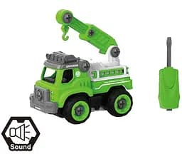 Конструктор DIY Spatial Creativity Строительный кран, зеленый (CJ-1365131)