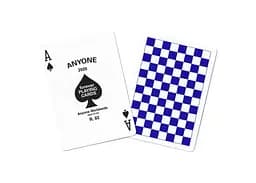 Карти для фокусів United States Playing Card Company Anyone Forever Checkerboards R2 (blue) (PC_AFCR2) - мініатюра 2