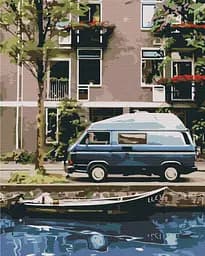 Картина за номерами на підрамнику Brushme Фургон мандрівника