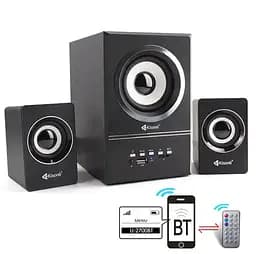 Комп'ютерні колонки 2.1 Kisonli U2700BT, Bluetooth, AUX, 5W+2x3W - мініатюра 6