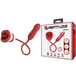 Вибростимулятор PRETTY LOVE Ashlynn, 5 vibration functions 5 thrusting settings 5 licking settings PRETTY LOVE BI-300075 100105