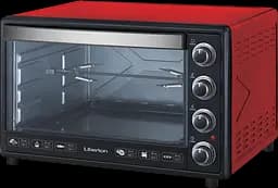 Електродуховка Liberton LEO-650 Red, 2200W, 65 л, металевий корпус, індикатор роботи, таймер, 3 режими нагрівання
