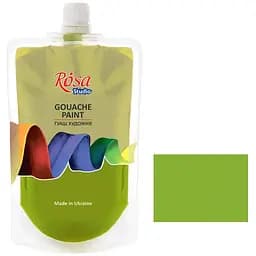 Фарба гуашева Жовто-зелена (924) 200 мл Rosa Studio