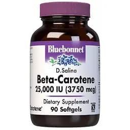 Бета-каротин Bluebonnet Nutrition натуральний 3750 мкг 90 капсул
