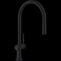 Смеситель для кухни Hansgrohe Talis M54 210 2jet с выдвижным изливом Matt Black 72800670 Черный матовый