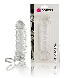 Насадка на член Dorcel Mr. Orgasm з кільцем для мошонки, ультрастимулюючий рельєф Dorcel MD0609 90245