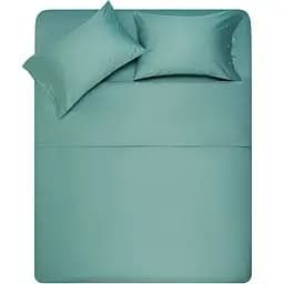 Комплект постільної білизни Ardesto Mix & Match сатин двоспальний євро зелений (ART2022SG)